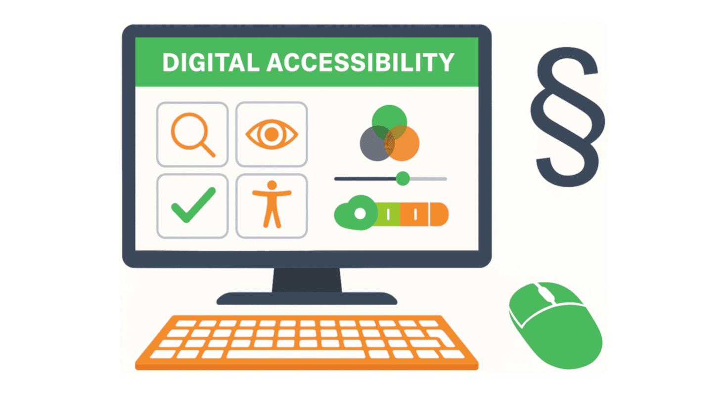 Logo of "Accessible for Everyone - What the BFSG Means for Your Online Shop"