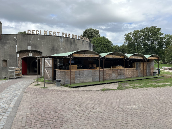 Food Stalls Inside Fort an de Kloop