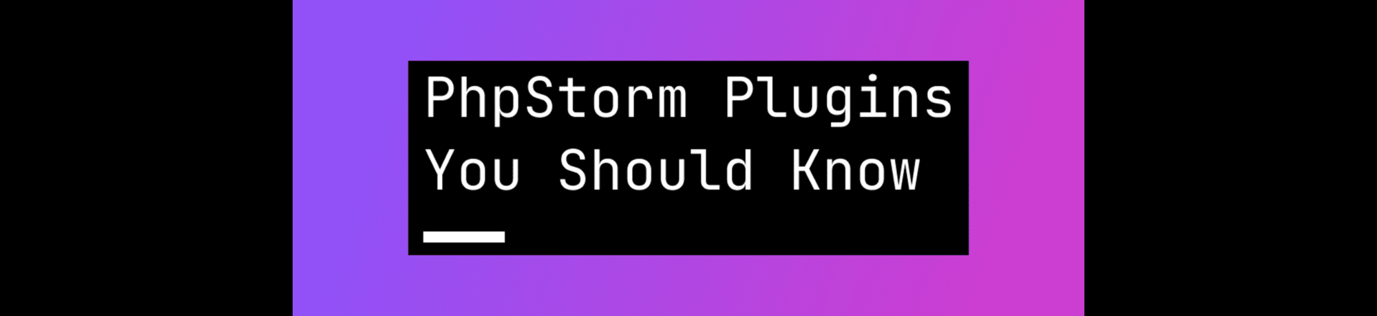 PhpStorm plugins