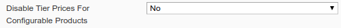 Disable Tier Prices For Configurable Products By Product