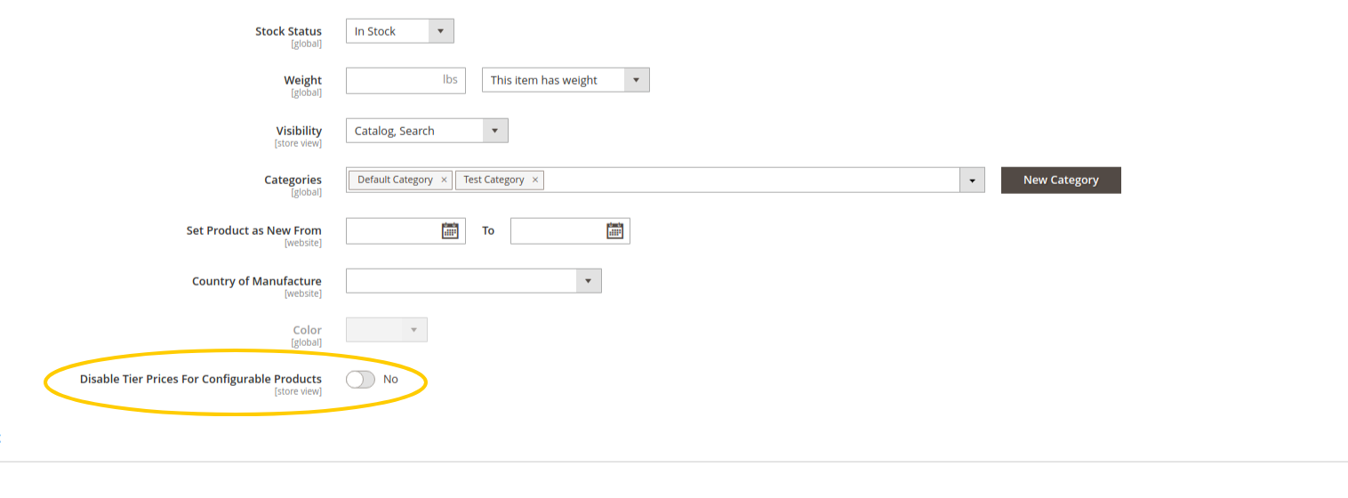 Disable Tier Prices For Configurable Products By Product