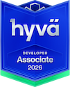 Hyva Certified Associate Developer 2026 Badge - Iman Aboheydary