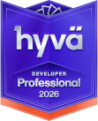 Hyva Certified Professional Developer 2026 Badge - Simon Sprankel